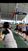 三分投篮大赛现场，15岁女生4投3中，震惊全场 ..