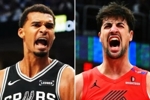 实力悬殊？ESPN预测首轮G1胜率：马刺82.2% 开拓者17.8%
